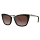 Cocoa Mint RX Ladies Black Cat Eye Sunglasses