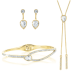 Hatton Pendant, Earring and Bracelet Set