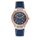 Guess Jet Setter  Blue Denim Strap Watch