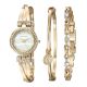 Anne Klein Watch Set with Two Bangles